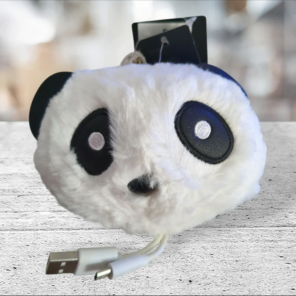 Forever 21 Panda Pompom Portable Powerbank NWT